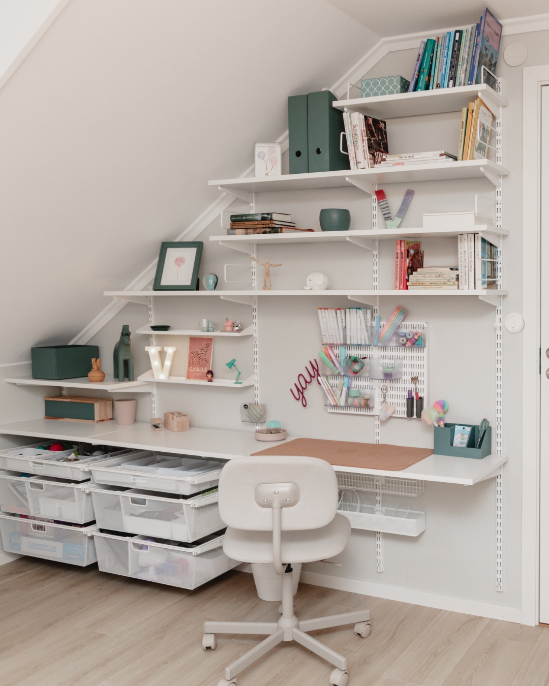 Chambre d'enfant évolutive avec Elfa